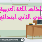 جذاذات اللغة العربية المستوى الثاني ابتدائي