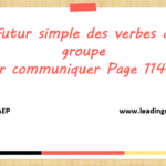 Le futur simple des verbes de 3 groupe 5AEP Pour communiquer Page 114-115