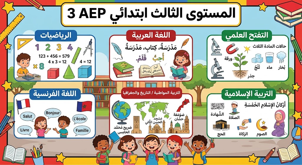 المستوى الثالث ابتدائي 3AEP