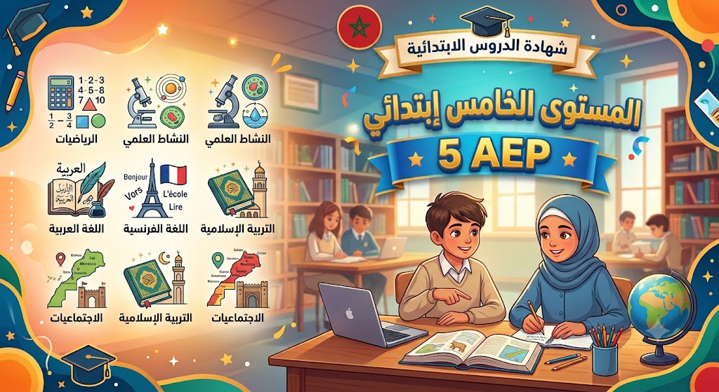 المستوى الخامس ابتدائي 5AEP