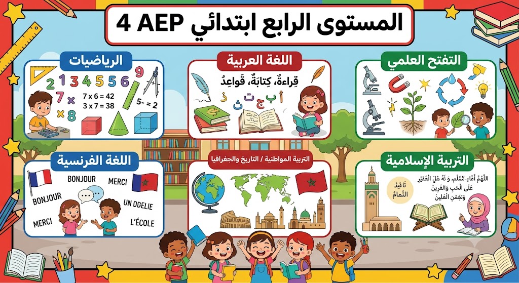 المستوى الرابع ابتدائي 4AEP